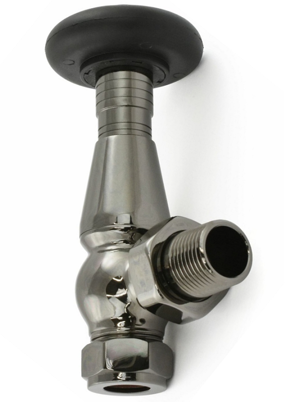 Lambeth Angled TRV Set - Black Nickel